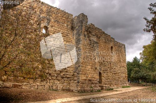 Image of medieval,  castle near jerusalem