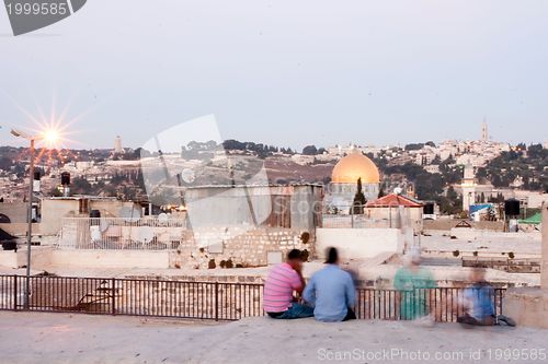 Image of Evening view of Dome of the Rock