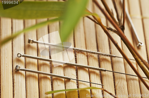 Image of acupuncture needles