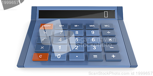 Image of Blue calculator