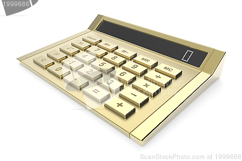 Image of Golden calculator