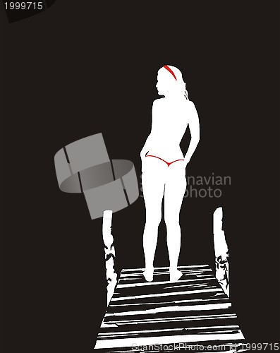 Image of Woman in tango pants