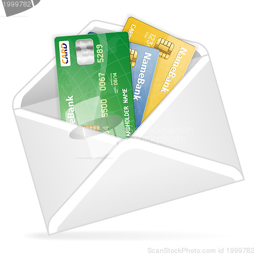 Image of Open the Envelope with Credit Cards