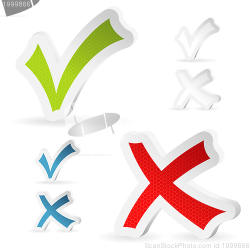 Image of Check Marks Stickers