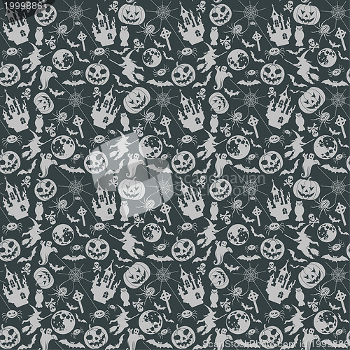 Image of Halloween seamless background