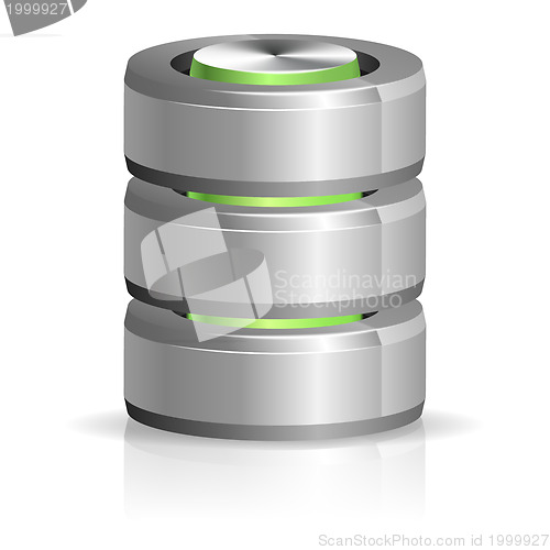 Image of Database and Hard Disk Icon