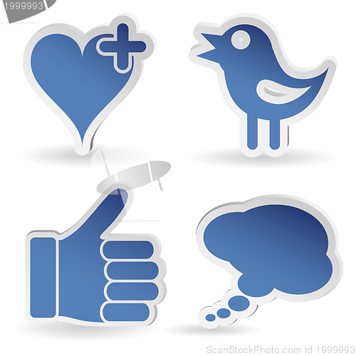 Image of Set Social Media Sticker