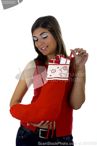 Image of Christmas woman