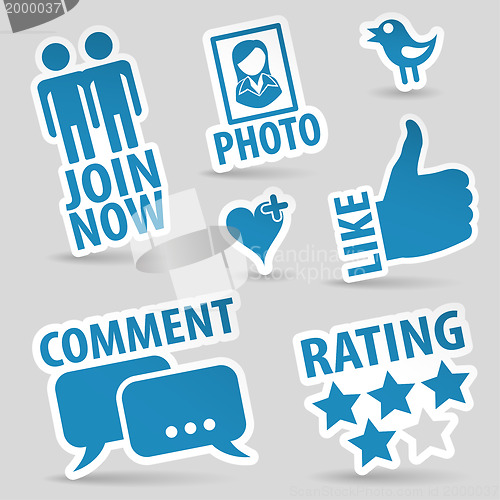 Image of Set Social Media Icons