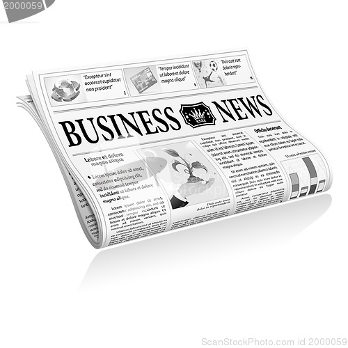 Image of Newspaper Business News