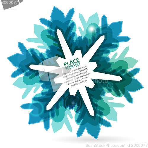Image of Christmas colorful frame
