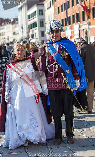 Image of Disguised Mature Couple