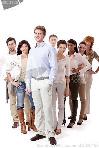 Image of happy people business team group together 