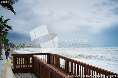 Image of Stormy beach