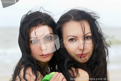 Image of two pretty young women