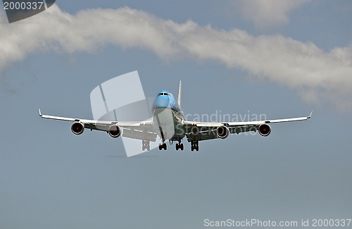 Image of Air transportation: passenger airplane.