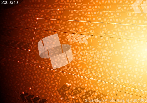 Image of Colorful technical background
