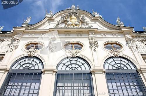 Image of Baroque castle Belvedere in Vienna, Austria