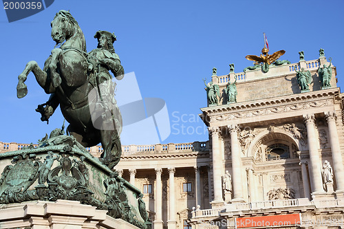 Image of Prince Eugen of Savoy, Hofburg in Vienna, Austria