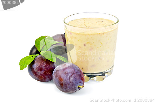 Image of Milkshake with plums