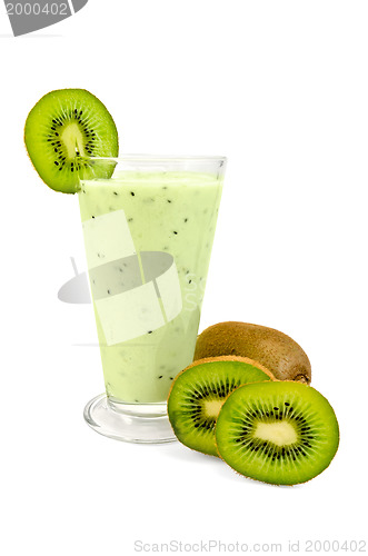 Image of Milkshake with a kiwi