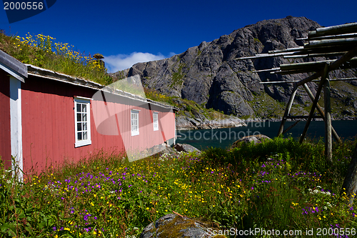 Image of Norwegian rorbu fishing hut