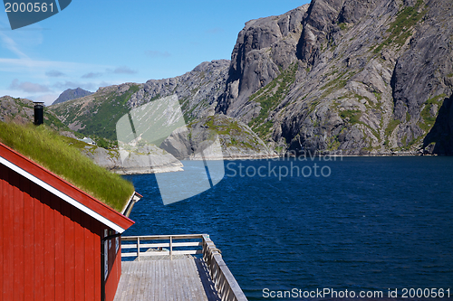 Image of Traditional norwegian fishing house