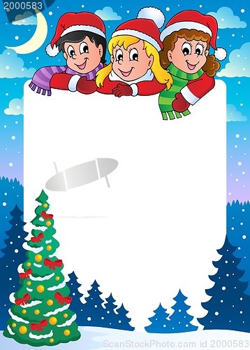 Image of Christmas topic frame 3