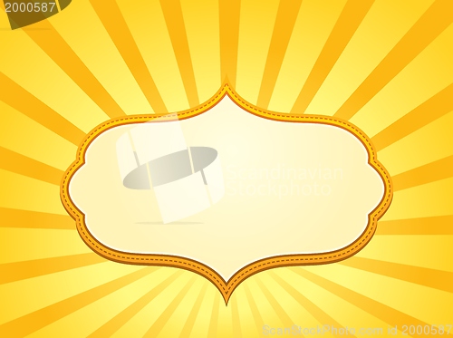 Image of Vintage theme label 1