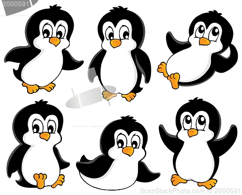 Image of Cute penguins collection 1
