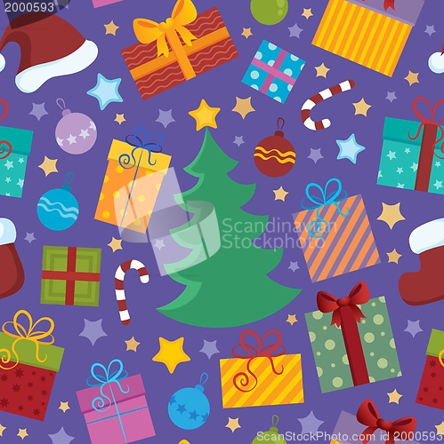 Image of Seamless background Christmas 2