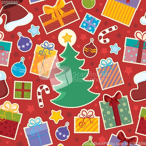 Image of Seamless background Christmas 1