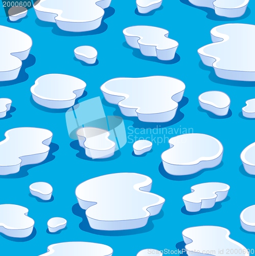 Image of Seamless background with iceberg 1