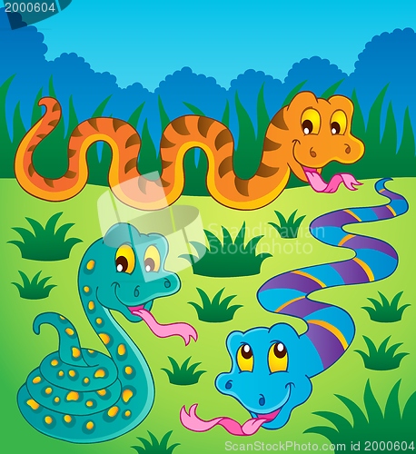 Image of Image with snake theme 1