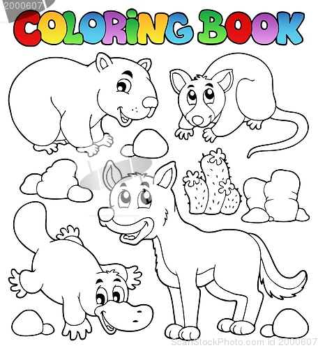 Image of Coloring book Australian fauna 1