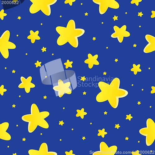 Image of Seamless background with stars 1