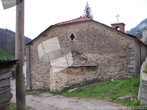 Image of Church in mountain village