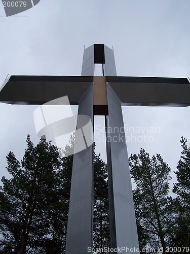 Image of 12 meters silver cross
