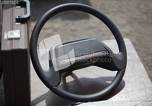 Image of Old Steering Wheel