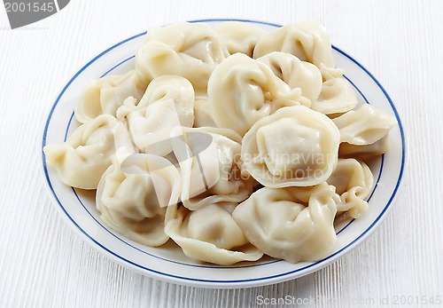 Image of dumplings russian pelmeni