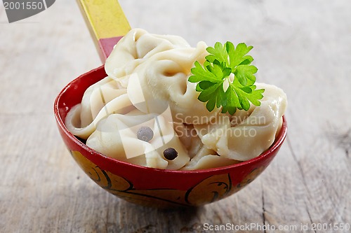 Image of dumplings russian pelmeni