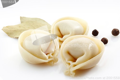 Image of dumplings russian pelmeni