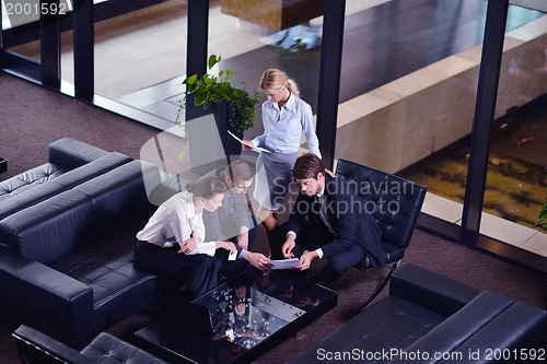 Image of business people in a meeting at office