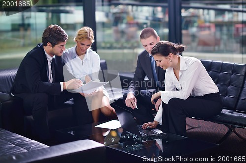 Image of business people making deal