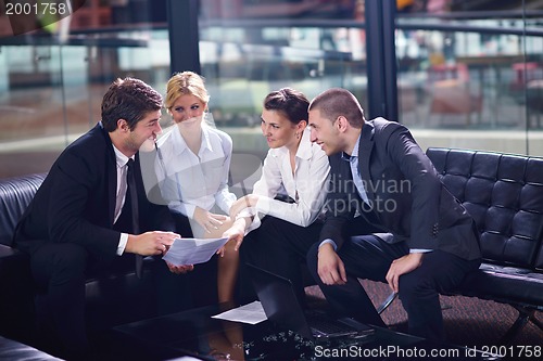 Image of business people making deal