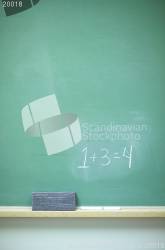 Image of Chalkboard with numbers