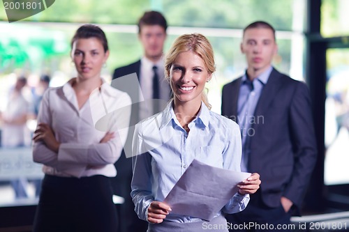 Image of business people in a meeting at office