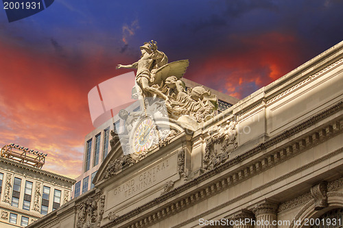 Image of Grand Central Station Exterior view in New York City