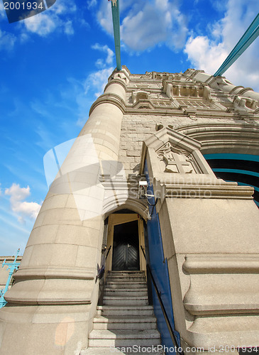 Image of Powerful structure of Tower Bridge in London