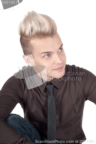 Image of Portrait of blond man